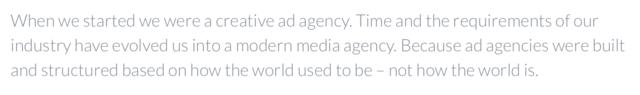 Thin and dim text that is hard to read