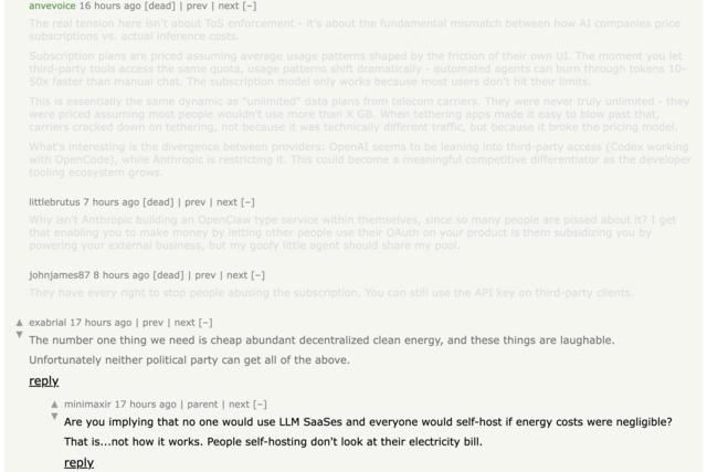 Screen capture of Hacker News without CSS changes in Stylus